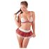 Cottelli - Sexy študentská uniforma - set s podprsenkou