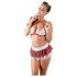 Cottelli - Sexy študentská uniforma - set s podprsenkou