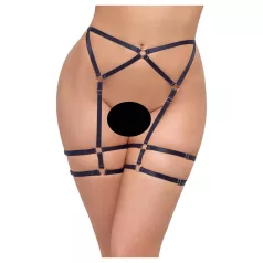   Cottelli - tangá pre ženy - tenké prevedenie - čierne - L/XL