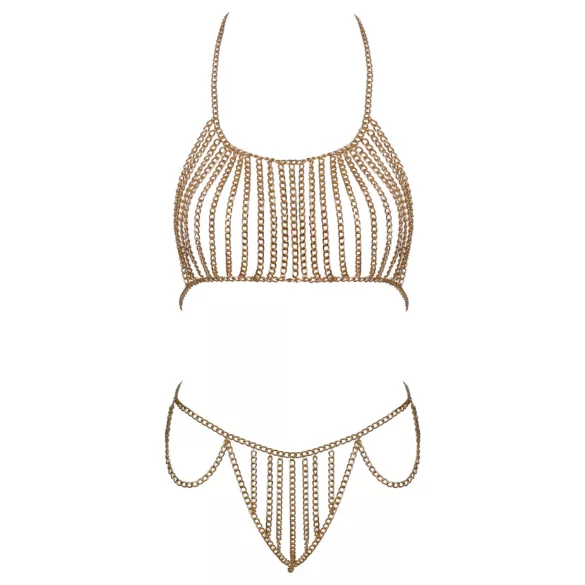 Cottelli - telozdobný šperk s retiazkami - zlatá