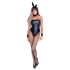 Cottelli Bunny - lesklý, sexy zajačikový kostým (5 dielov)