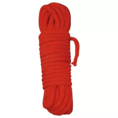 Shibari - bondážne lano - 10 m - červené