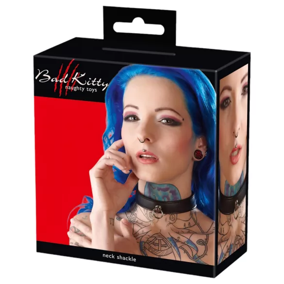 Bad Kitty - obojok na krk - čierny