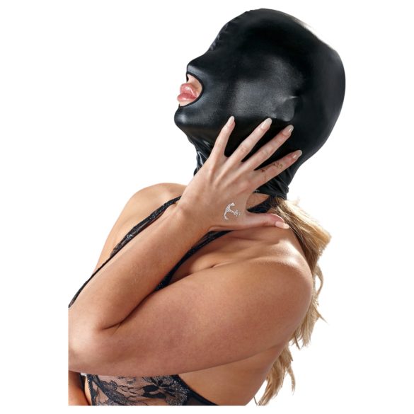 Bad Kitty - maska s otvorom na ústa - čierna - veľkosť S-L