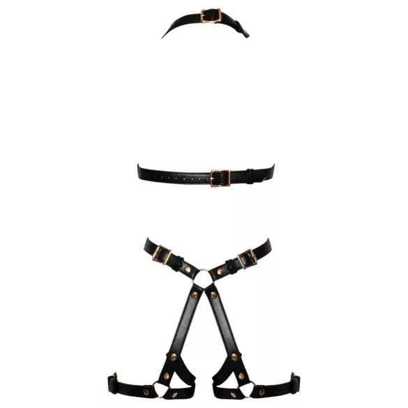 Bad Kitty - otvorené body - čierna