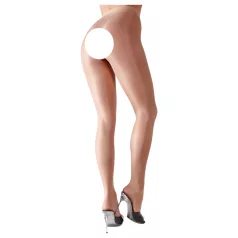 Cottelli - Hodvábny lesk sex pančuchy (prírodné) - M