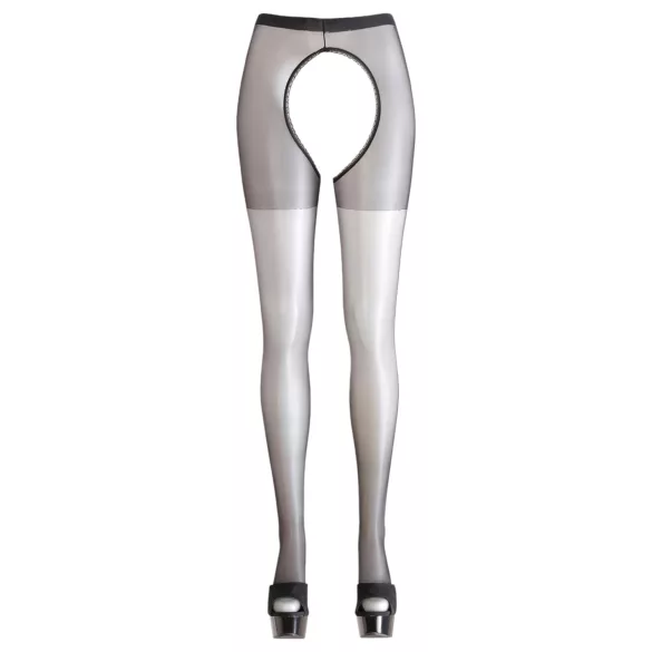 Cottelli - erotické pančuchy - čierne - L/XL