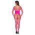 Cottelli - sieťovaný bodystocking (ružový) - S-L