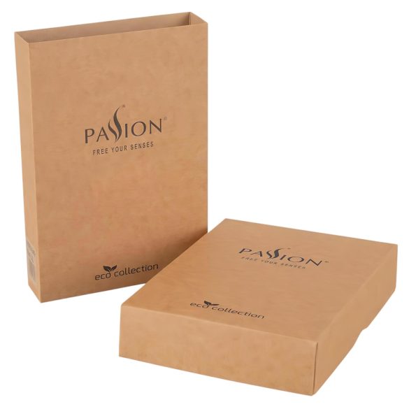 Passion Eco Zinnia - čipkované body (čierne)