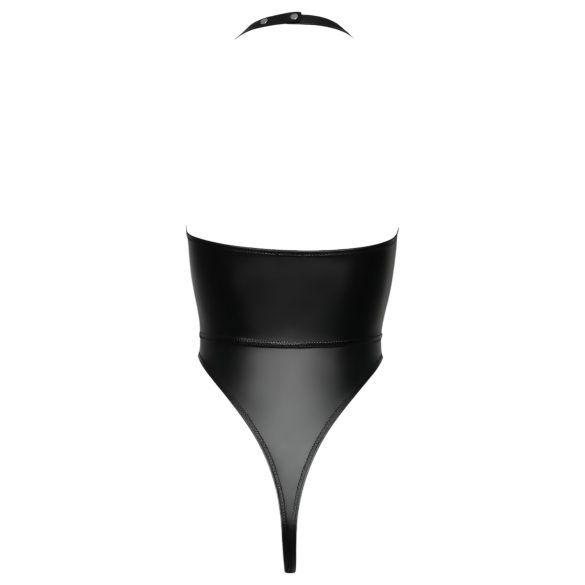 Cottelli Party - lesklé body s golierom na krk - čierne