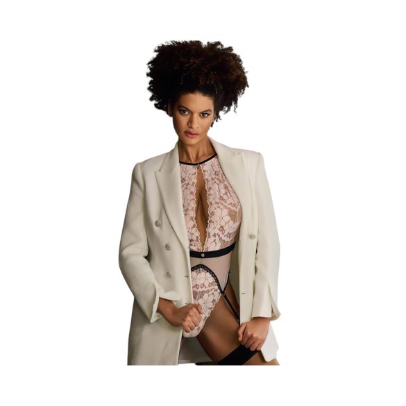 Obsessive - body s podväzkami - ružová