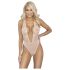 Bozkateľné - čipkované body (ružové) - L/XL