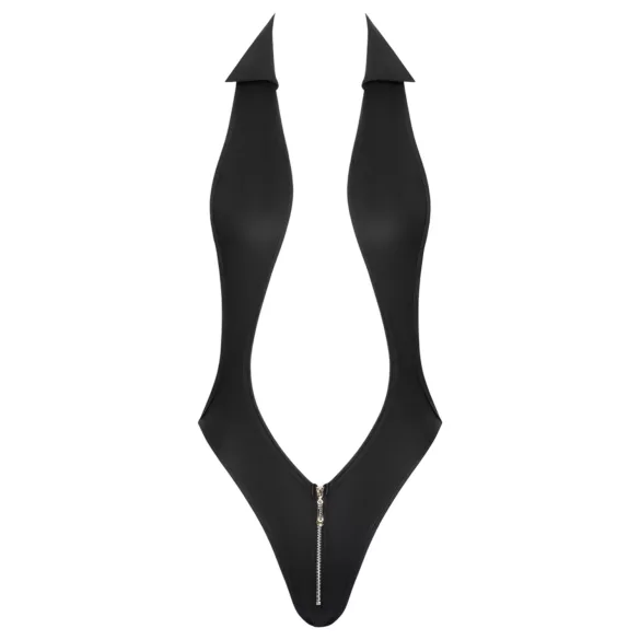 Cottelli - dámske body s golierom - čierne