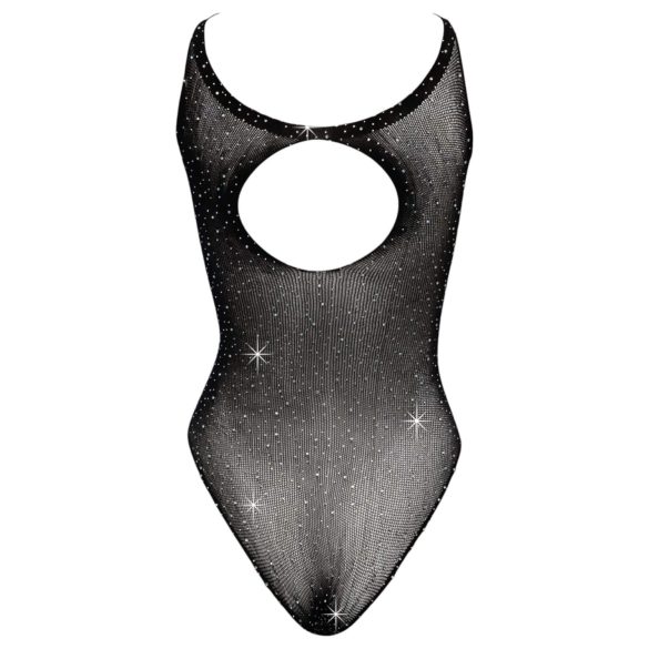 Cottelli - body s kamienkami - čierne - S-L