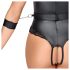 Cottelli Bondage - otvorený body na odhalenie poprsia (čierny)