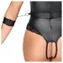 Cottelli Bondage - body s otvorenými prsiami - čierne - M
