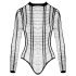 Cottelli - pruhované otvorené body (čierne) - S-L