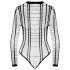 Cottelli - pruhované otvorené body (čierne) - S-L