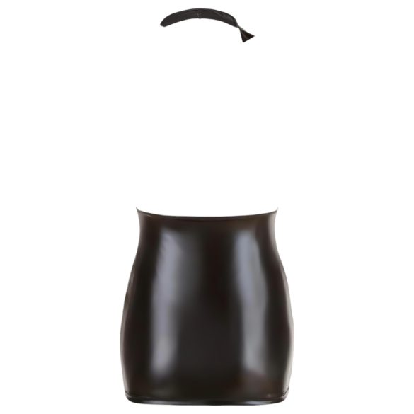 Cottelli - dámske mini šaty - golier na krk - čierne - L