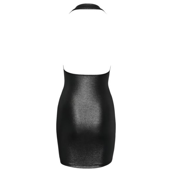 Cottelli Party - mini šaty na krk - strieborné - L