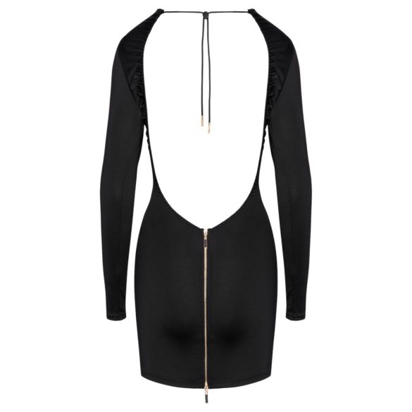 Cottelli - minišaty s otvoreným chrbtom - čierne - M