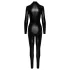 Noir - zipsový overal (čierny)
