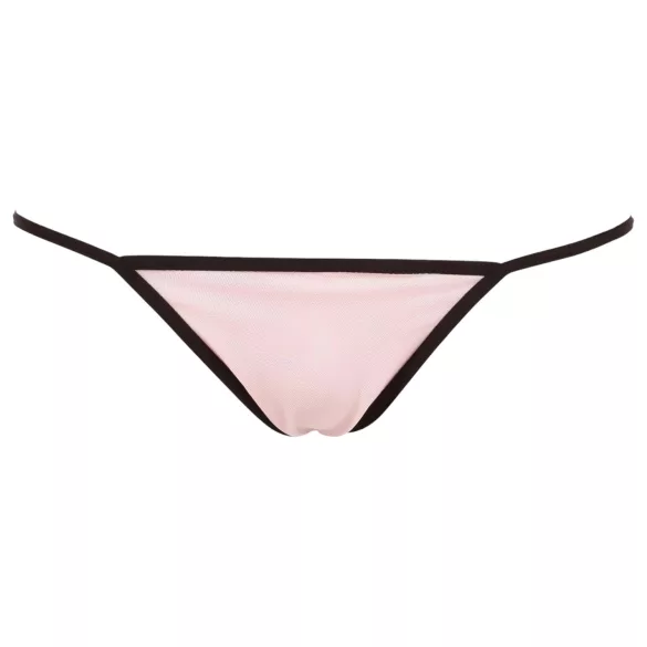 Cottelli - babydoll - čipkovaný, volánikový - čierny - L