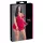 Cottelli Plus Size - erotická babydoll košieľka - čipkovaná - červená - 3XL