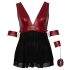 Cottelli Bondage Plus Size - červený babydoll - 3XL