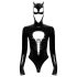 Black Velvet - celotelový Batwoman overall (čierny)