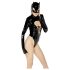 Black Velvet - celotelový Batwoman overall (čierny)