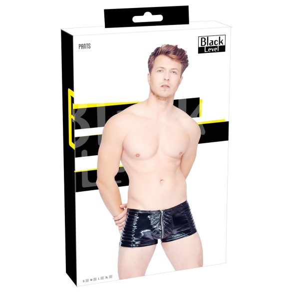 Black Level - pánske šortky na zips (čierne) - L
