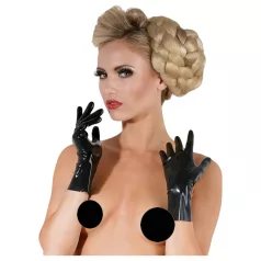 LATEX - krátke unisex rukavice - čierne