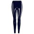 LATEX - legíny so zipsom (čierne) - XL