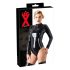 LATEX - dámsky body s dlhým rukávom (čierny) - L