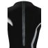 LATEX - dámske body s dlhými rukávmi (čierne) - 2XL