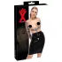 LATEX - latexová midi sukňa (čierna) - 2XL