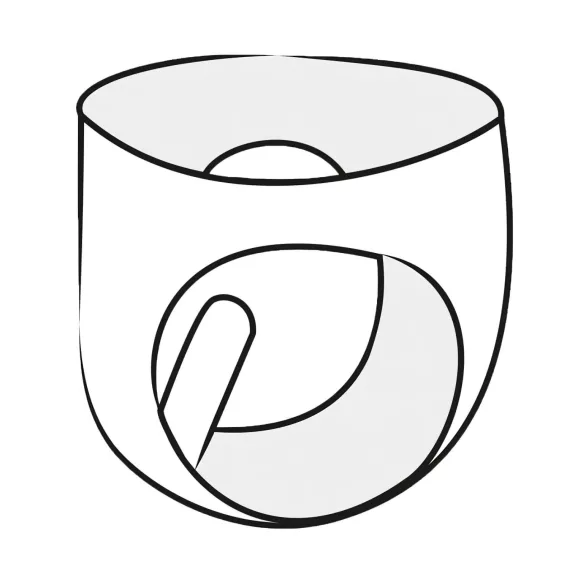 LATEX - dámske nohavičky s vaginálnym kondómom - čierne