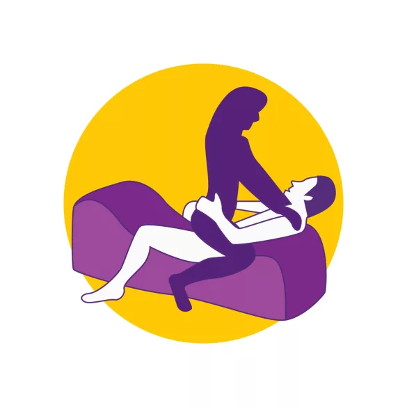 Desirel Magic Pillow - Nafukovacia sex pohovka - veľká (modrá)