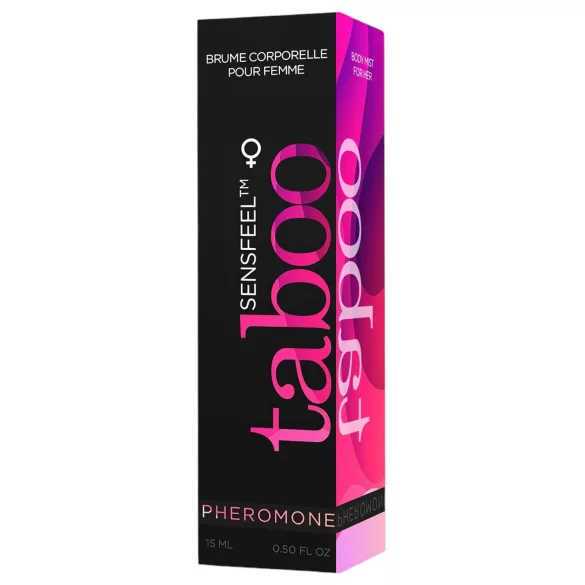 Taboo for Her - feromónový telový sprej pre ženy - prírodný 15ml