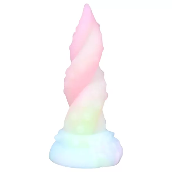 OgazR Kraken - dildo s točeným chápadlom - 18 cm - dúhové