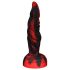 OgazR Hell Dong - ryhované dildo - 20 cm (červená)