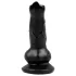 Animalorny - psí dildo - 12 cm - čierna