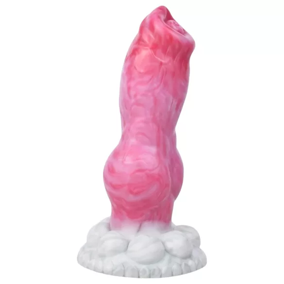 Animalorny Buldog - realistický psí penis dildo - 17 cm - ružový