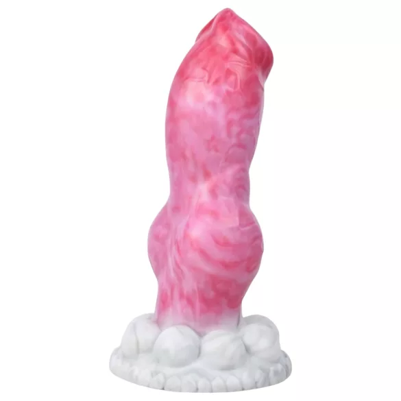 Animalorny Buldog - realistický psí penis dildo - 17 cm - ružový