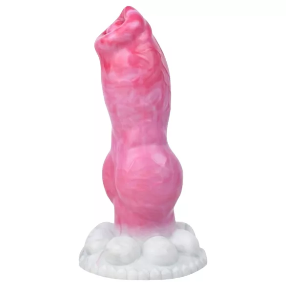 Animalorny Buldog - realistický psí penis dildo - 17 cm - ružový