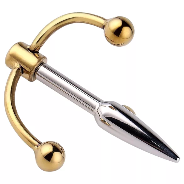 Urethralplay - dilatátor na močovú trubicu s háčikom - kovový - 4,5 cm