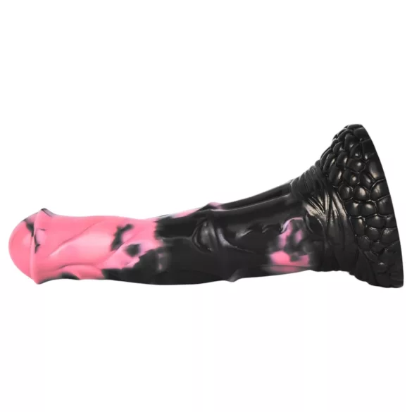 Bad Horse - silikónový konský penisa dildo - 18 cm (čierno-ružové)