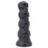 Toppedmonster - lebka dildó - 22 cm (čierna)