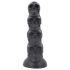 Toppedmonster - lebka dildó - 22 cm (čierna)